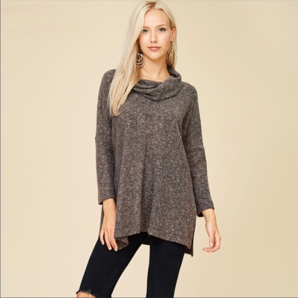 Lianne Cowl Neck Soft Knit Top
